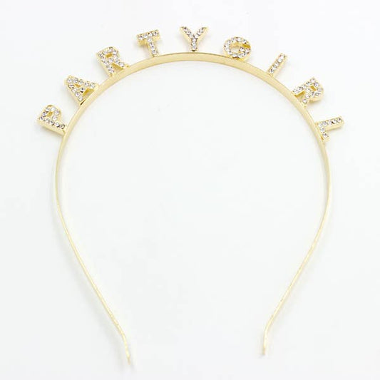 PARTY GIRL RHINESTONE HEAD BAND
